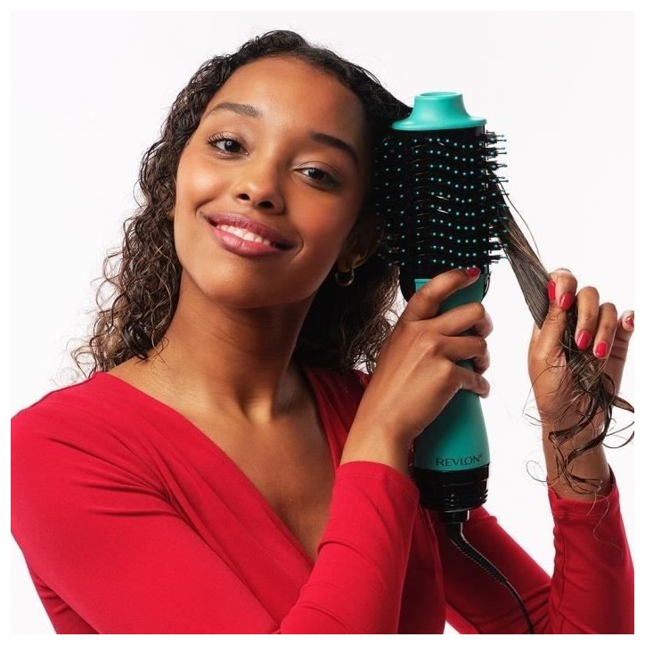 Brosse sechante volumisante REVLON Teal Blue - Technologie ionique - 2 vitesses, 3 niveaux de chaleur