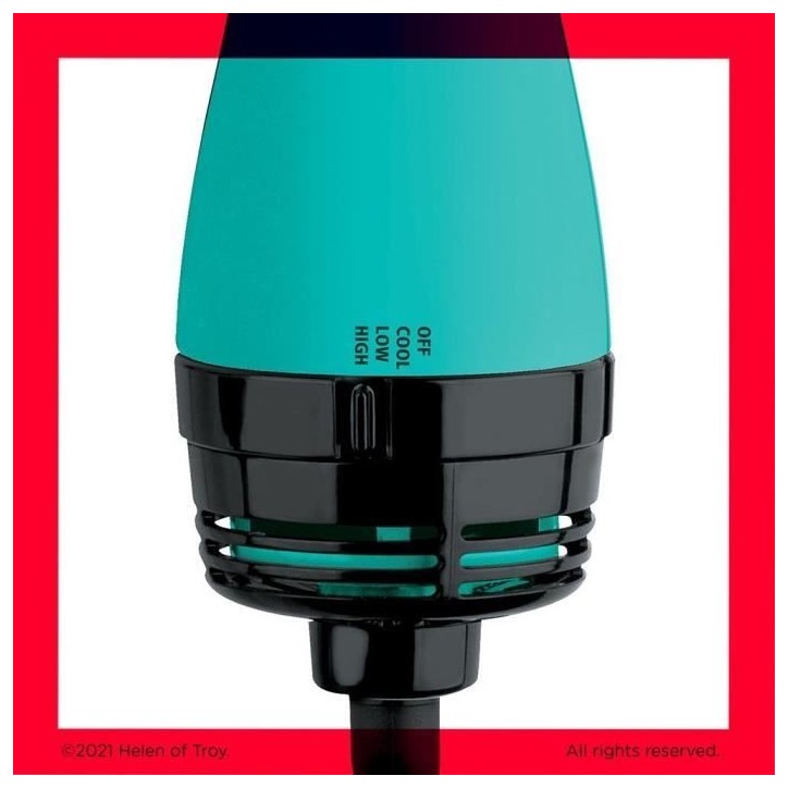 Brosse sechante volumisante REVLON Teal Blue - Technologie ionique - 2 vitesses, 3 niveaux de chaleur