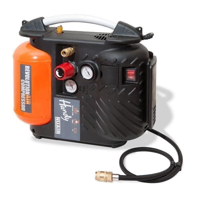 Compresseur REVOLUTION'AIR - HANDY COMP. 5 L 1.5 HP + T + PGS + SBC + Compresseur REVOLUTION'AIR - HANDY COMP. 5 L 1.5 HP + T + PGS + SBC +