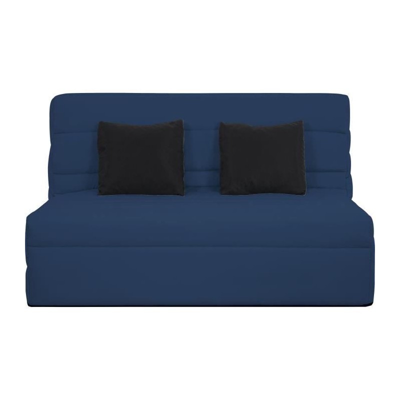DUNLOPILLO Banquette BZ 2 places - Bleu - ReVEUR DUNLOPILLO Banquette BZ 2 places - Bleu - ReVEUR