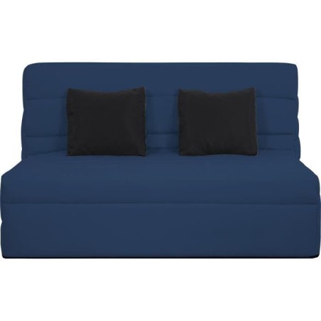 DUNLOPILLO Banquette BZ 2 places - Bleu - ReVEUR