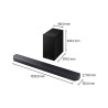 Barre de son - SAMSUNG - HW-Q610F/XE - Series 3.1ch - Caisson sans fil