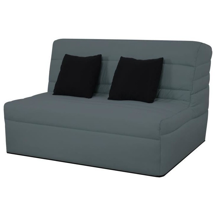 DUNLOPILLO Banquette BZ 2 places - Gris - ReVEUR