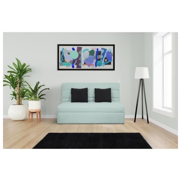 DUNLOPILLO Banquette BZ 2 places - Vert - ReVEUR DUNLOPILLO Banquette BZ 2 places - Vert - ReVEUR