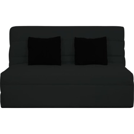 DUNLOPILLO Banquette BZ 2 places - Noir - ReVEUR
