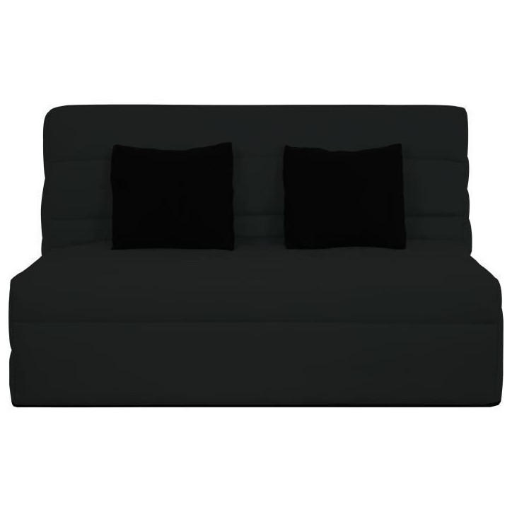 DUNLOPILLO Banquette BZ 2 places - Noir - ReVEUR