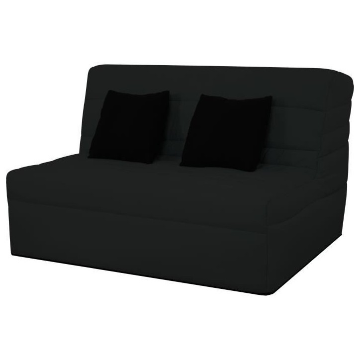 DUNLOPILLO Banquette BZ 2 places - Noir - ReVEUR