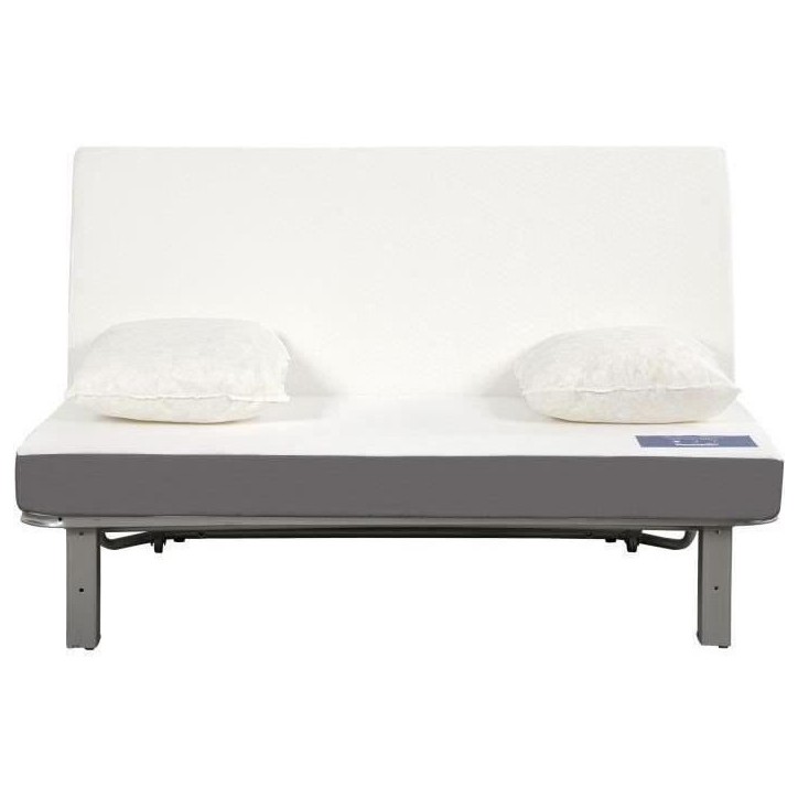 DUNLOPILLO Banquette BZ 2 places - Noir - ReVEUR