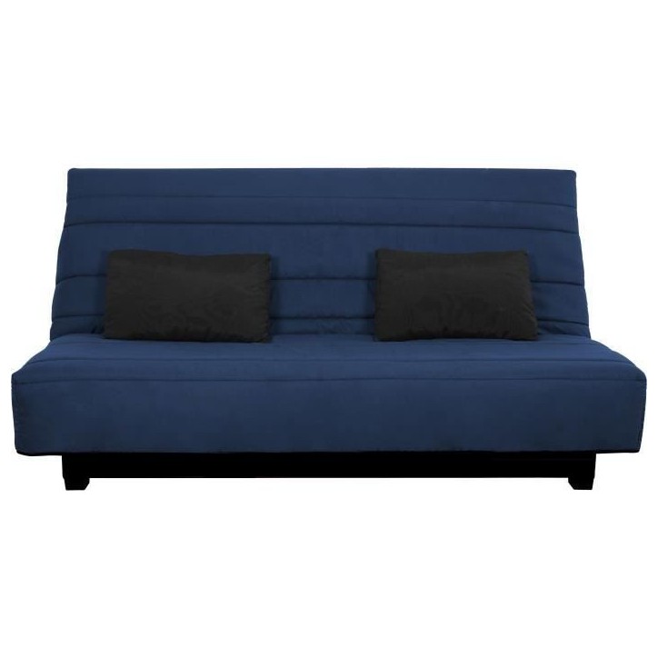 DUNLOPILLO Banquette clic clac 2 places - Marine - ReVEUR DUNLOPILLO Banquette clic clac 2 places - Marine - ReVEUR