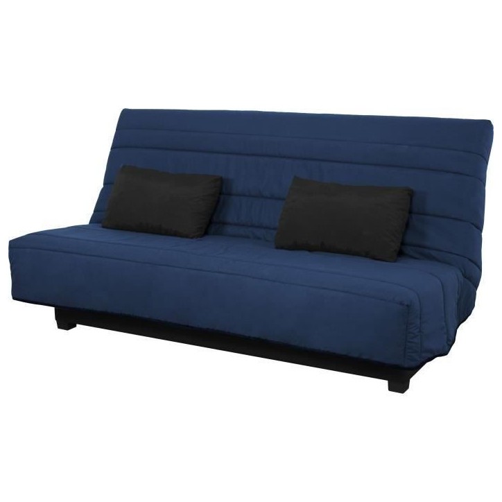 DUNLOPILLO Banquette clic clac 2 places - Marine - ReVEUR DUNLOPILLO Banquette clic clac 2 places - Marine - ReVEUR