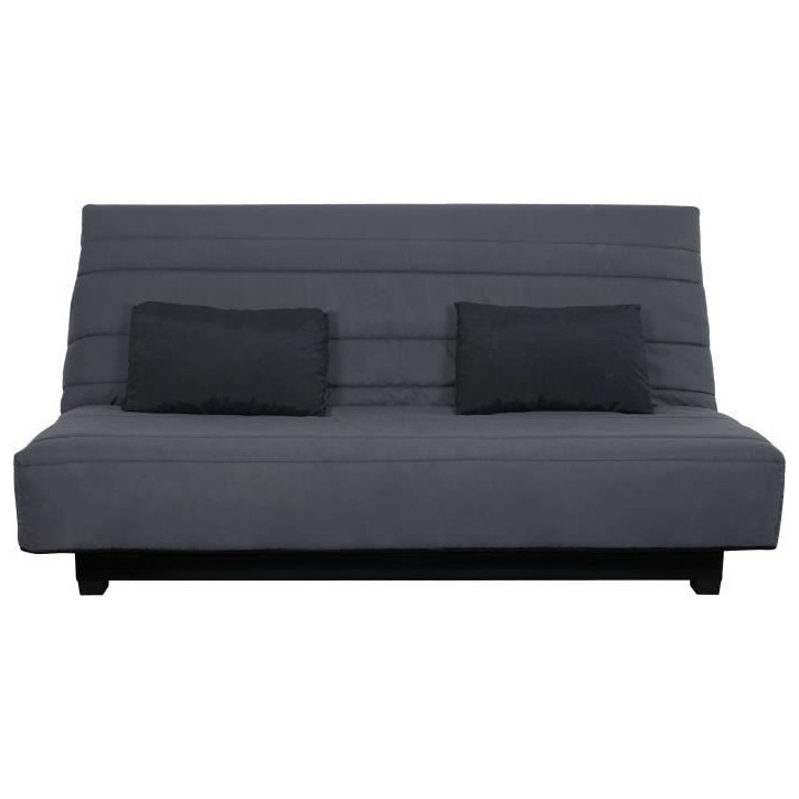 DUNLOPILLO Banquette clic clac 2 places - Gris - ReVEUR