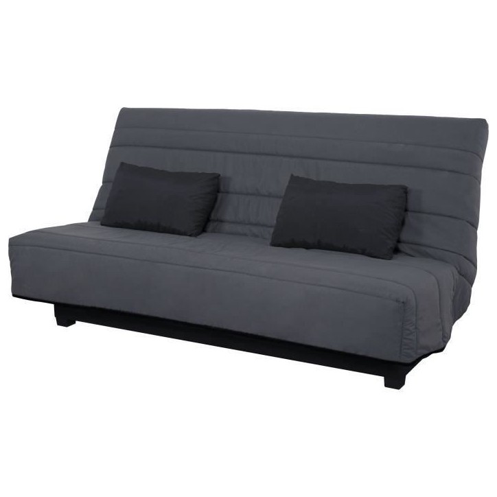 DUNLOPILLO Banquette clic clac 2 places - Gris - ReVEUR