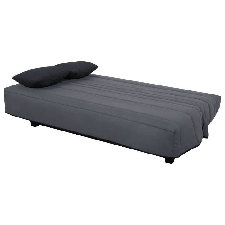 DUNLOPILLO Banquette clic clac 2 places - Gris - ReVEUR