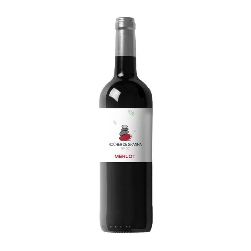 Rocher de Granna Oc Merlot - Vin rouge de Languedoc Rocher de Granna Oc Merlot - Vin rouge de Languedoc