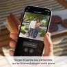 Sonnette vidéo sans fil - RING - HD 1440p en plan moyen - Notificatio