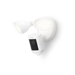 Caméra de surveillance - RING - Spotlight Cam Pro sur secteur - Blanc