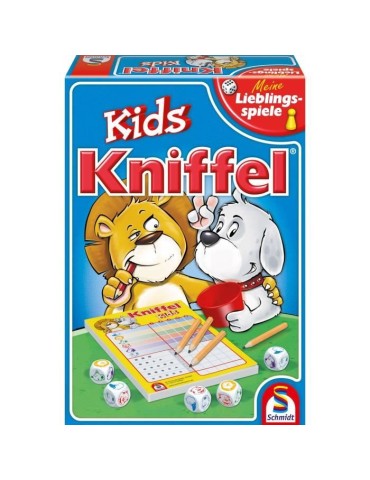 Jeu de société Kniffel Kids - SCHMIDT SPIELE - Dés amusants - 15 min - Intérieur - Mixte
