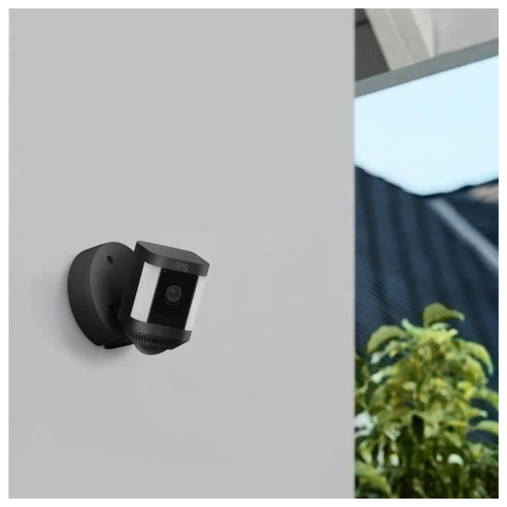 Caméra de surveillance - RING - Spotlight Cam Plus sur secteur - Noir