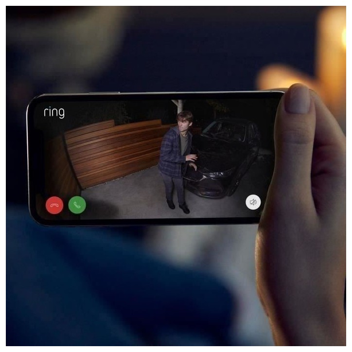 Caméra de surveillance - RING - Spotlight Cam Plus sur secteur - Noir