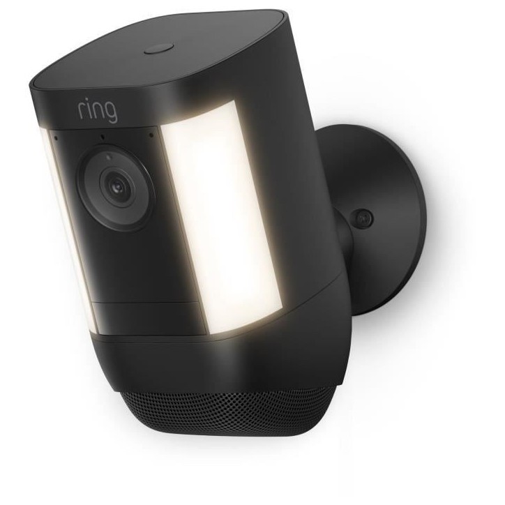 Caméra de surveillance - RING - Spotlight Cam Pro Batterie - Noir - Vision nocturne Caméra de surveillance - RING - Spotlight Cam Pro Batterie - Noir - Vision nocturne