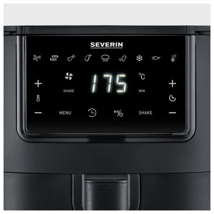 Friteuse sans huile SEVERIN - Airfryer FR2461 - Capacité 4L - 8 programmes - 1300W