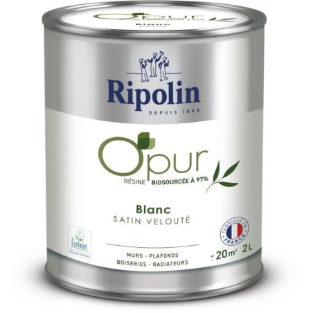 Peinture O'PUR murs, boiseries & radiateurs - RIPOLIN - 472822 - Blanc