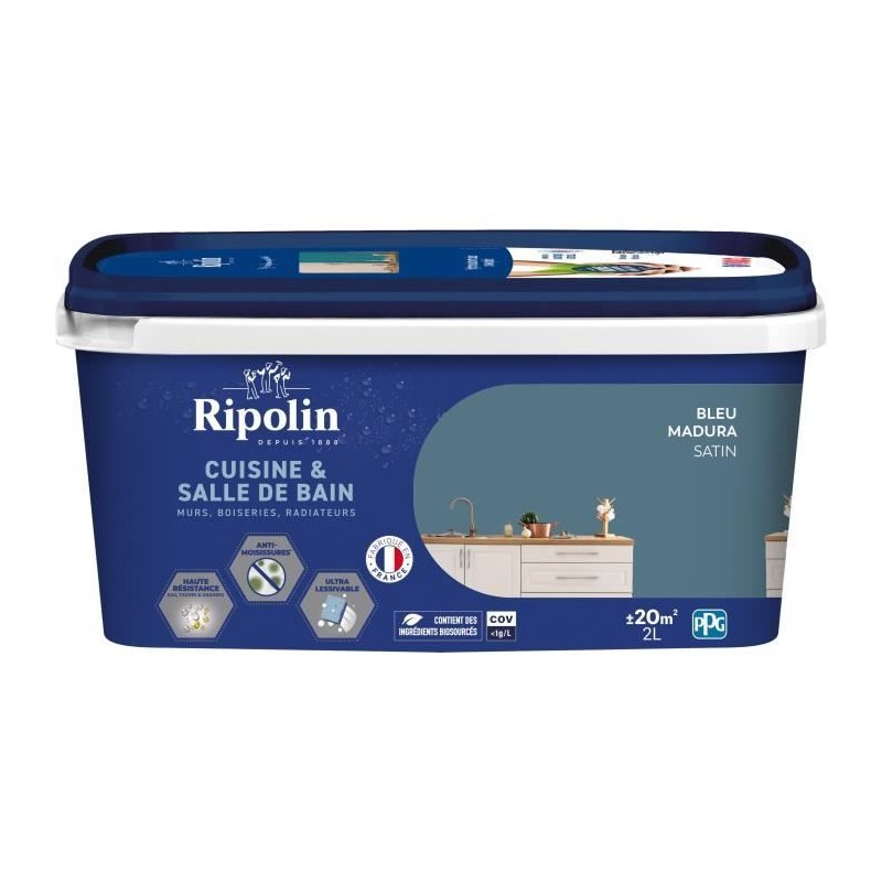 Peinture murs, boiseries, plafonds, radiateurs - RIPOLIN - Cuisine et Peinture murs, boiseries, plafonds, radiateurs - RIPOLIN - Cuisine et
