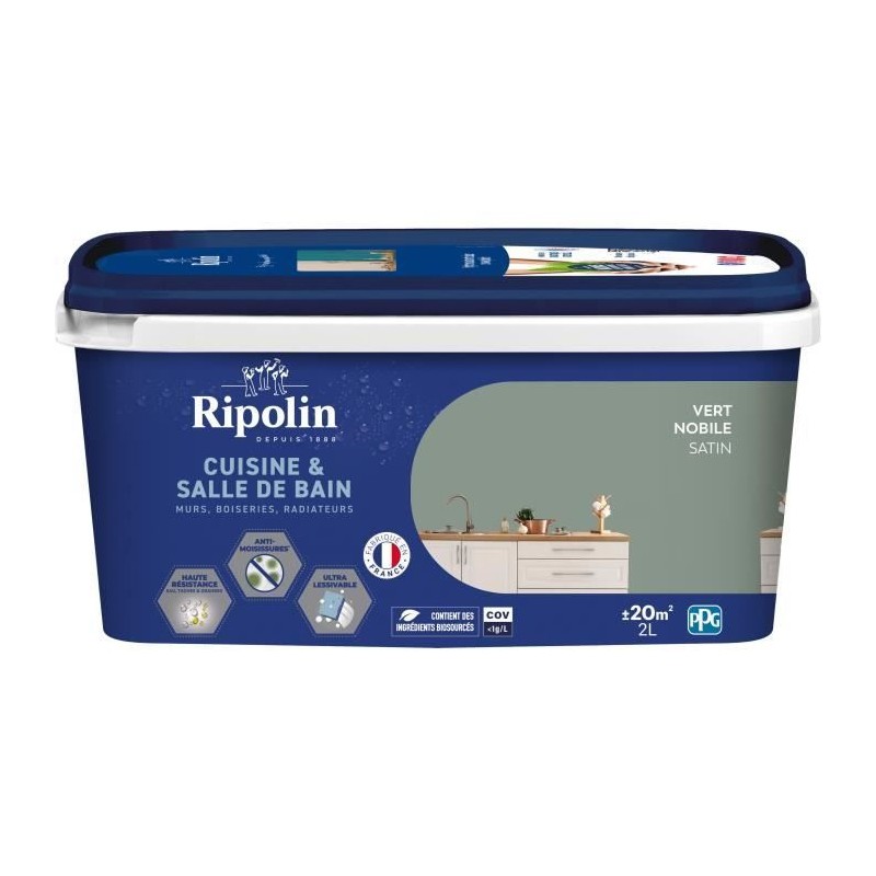 Peinture murs, boiseries, plafonds, radiateurs - RIPOLIN - Cuisine et Peinture murs, boiseries, plafonds, radiateurs - RIPOLIN - Cuisine et