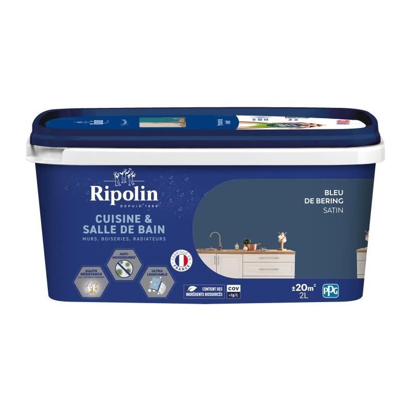 Peinture murs, boiseries, plafonds, radiateurs - RIPOLIN - Cuisine et Peinture murs, boiseries, plafonds, radiateurs - RIPOLIN - Cuisine et