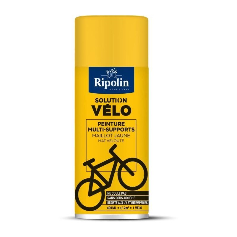 Solution vélo - RIPOLIN - 0,4 L - Maillot jaune mat Solution vélo - RIPOLIN - 0,4 L - Maillot jaune mat