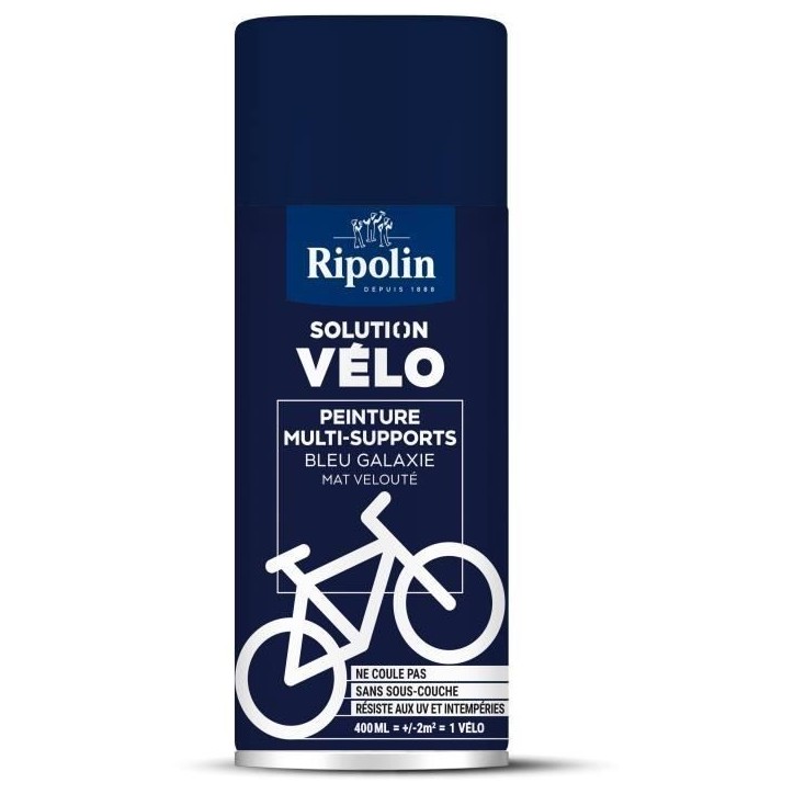 Solution vélo - RIPOLIN - 0,4 L - Bleu galaxie mat Solution vélo - RIPOLIN - 0,4 L - Bleu galaxie mat