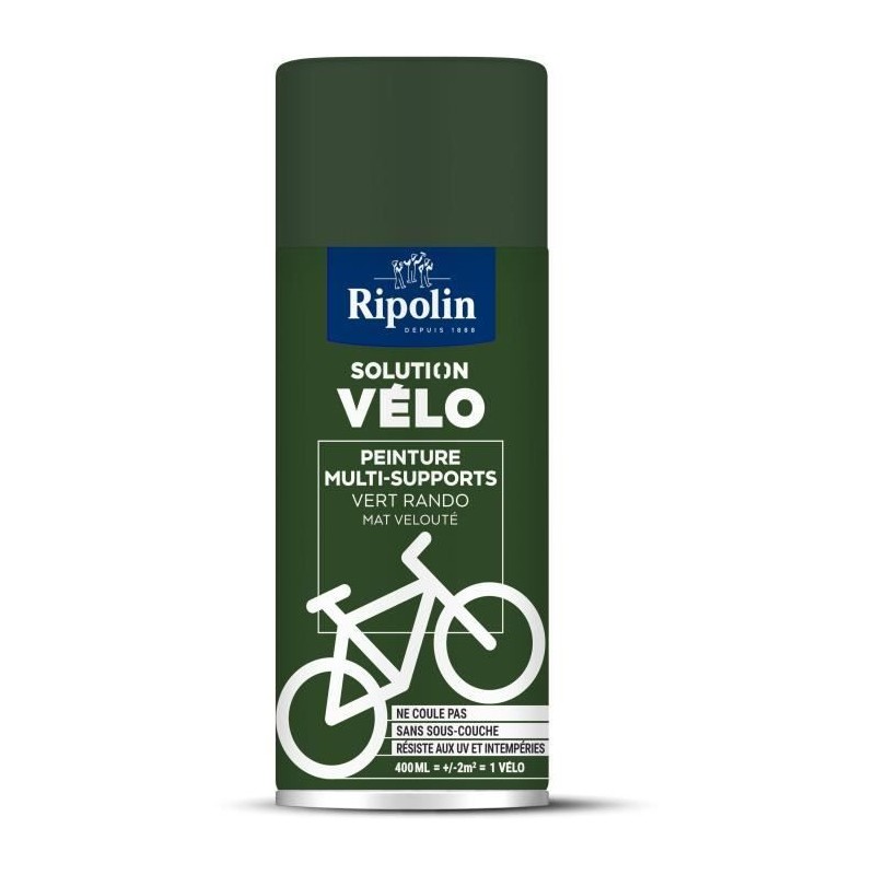 Solution vélo - RIPOLIN - 0,4 L - Vert rando mat Solution vélo - RIPOLIN - 0,4 L - Vert rando mat