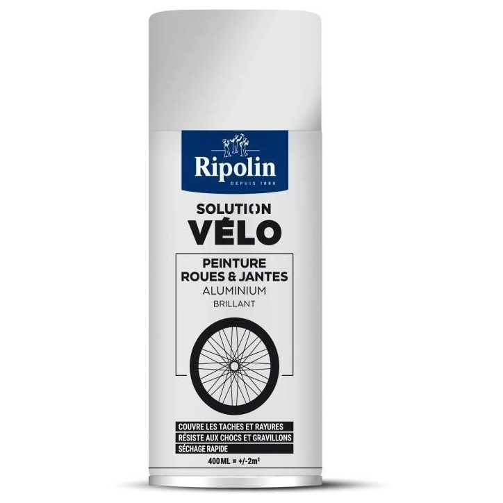 Solution vélo - RIPOLIN - 0,4 L - Alu brillant Solution vélo - RIPOLIN - 0,4 L - Alu brillant