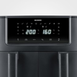 Friteuse sans huile SEVERIN - Airfryer FR2463 - Capacité 8L - Double