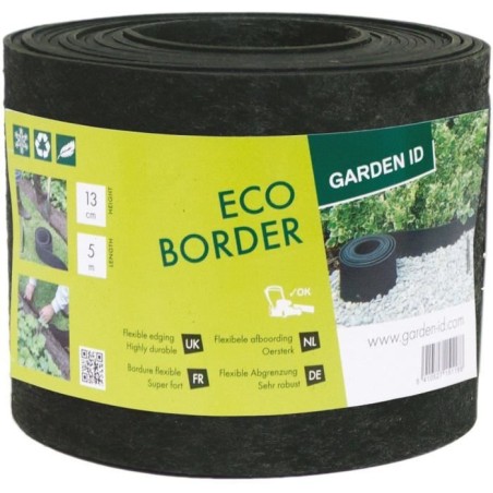 Bordure de jardin en caoutchouc recyclé - GARDEN ID Eco Border - 5 m