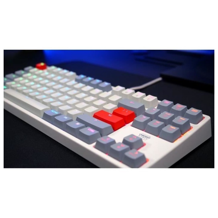 Clavier de gaming mécanique - CHERRY XTRFY K4V2 RGB TKL RETRO - Format TKL - Éclairage RGB - Noir Clavier de gaming mécanique - CHERRY XTRFY K4V2 RGB TKL RETRO - Format TKL - Éclairage RGB - Noir