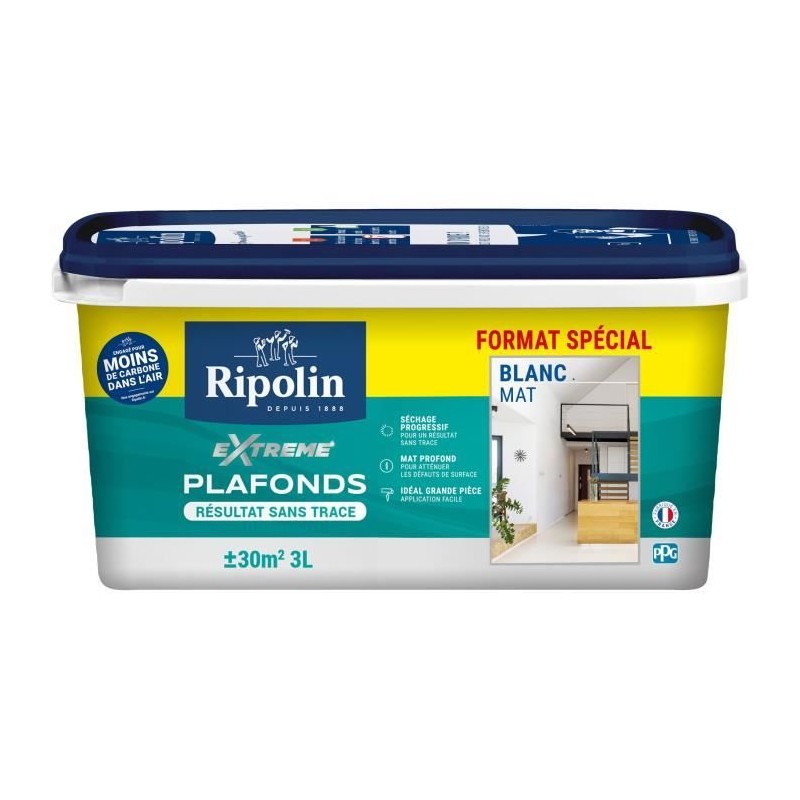 RIPOLIN PROTECTION EXTREME PLAFOND GRANDE PIECE 3L