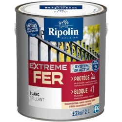 Extreme fer base blanche brillant - RIPOLIN - 2 L