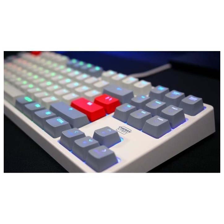 Clavier de gaming mécanique - CHERRY XTRFY K4V2 RGB TKL RETRO - Format TKL - Éclairage RGB - Noir Clavier de gaming mécanique - CHERRY XTRFY K4V2 RGB TKL RETRO - Format TKL - Éclairage RGB - Noir