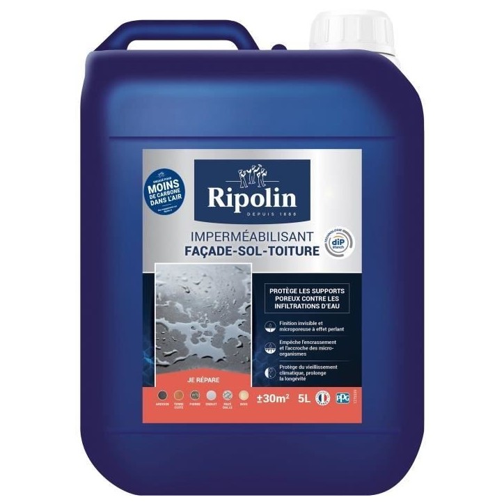 Imperméabilisant multi-supports RIPOLIN 398062 incolore 5L Imperméabilisant multi-supports RIPOLIN 398062 incolore 5L