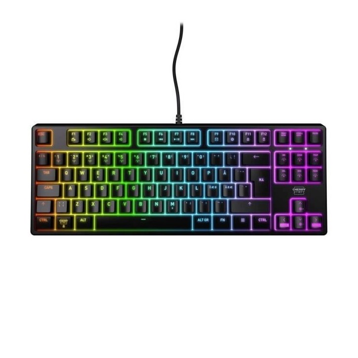 Clavier de gaming mécanique - CHERRY XTRFY K4V2 RGB TKL - Format TKL - Noir Clavier de gaming mécanique - CHERRY XTRFY K4V2 RGB TKL - Format TKL - Noir