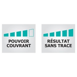 Peinture plafond - RIPOLIN - Xpro3 - Blanc mat - 2,5 l - Rendement 25