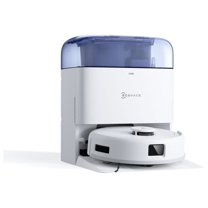 Aspirateur Robot Laveur - ECOVACS DEEBOT MINI - 9 000 Pa - ZeroTangle 2.0 - TrueMapping 2.0 - Séchage a 45 ? - Vidage Auto Aspirateur Robot Laveur - ECOVACS DEEBOT MINI - 9 000 Pa - ZeroTangle 2.0 - TrueMapping 2.0 - Séchage a 45 ? - Vidage Auto