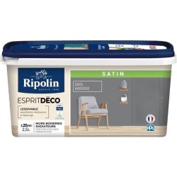 RIPOLIN Peinture Couleur Satin Ultra Couvrante pour Cuisine, Chambre,
