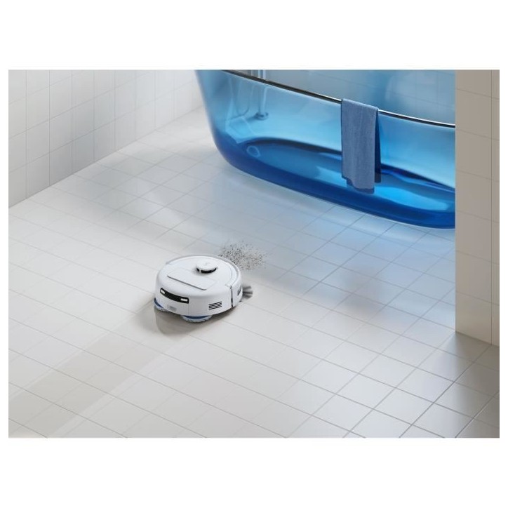 Aspirateur Robot Laveur - ECOVACS DEEBOT MINI - 9 000 Pa - ZeroTangle 2.0 - TrueMapping 2.0 - Séchage a 45 ? - Vidage Auto Aspirateur Robot Laveur - ECOVACS DEEBOT MINI - 9 000 Pa - ZeroTangle 2.0 - TrueMapping 2.0 - Séchage a 45 ? - Vidage Auto