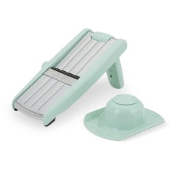 Mandoline 3 en 1 - LIVOO - MEN429 - Acier inoxydable - 3 a 9 mm - Poig