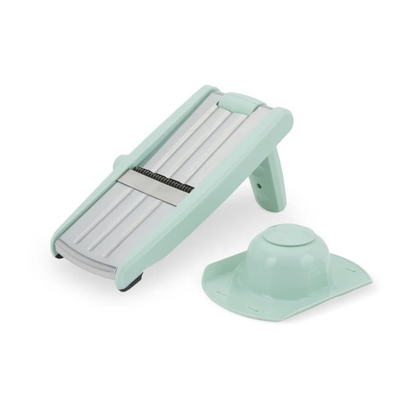 Mandoline 3 en 1 - LIVOO - MEN429 - Acier inoxydable - 3 a 9 mm - Poig Mandoline 3 en 1 - LIVOO - MEN429 - Acier inoxydable - 3 a 9 mm - Poig