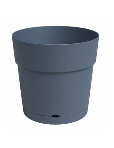 Pot - ARTEVASI - CAPRI - Large - Réserve d'eau - Bleu Ardoise - L49,5 x P49,5 x H47,2 cm