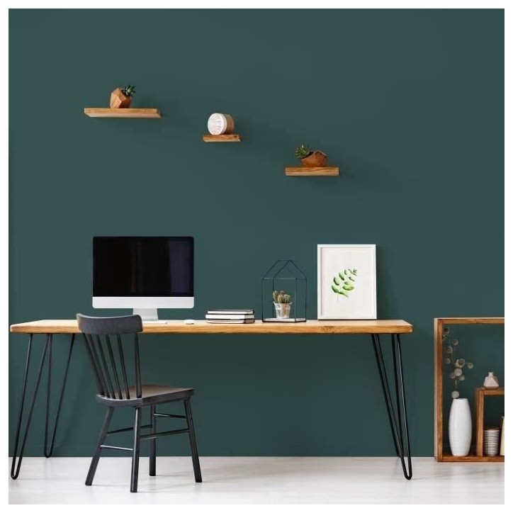 RIPOLIN Peinture Couleur Velours pour Murs, Boiseries Radiateurs - Vert Armerie RIPOLIN Peinture Couleur Velours pour Murs, Boiseries Radiateurs - Vert Armerie