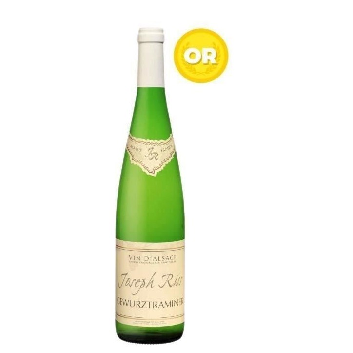 Joseph Riss Gewurztraminer - Vin blanc d'Alsace 2022